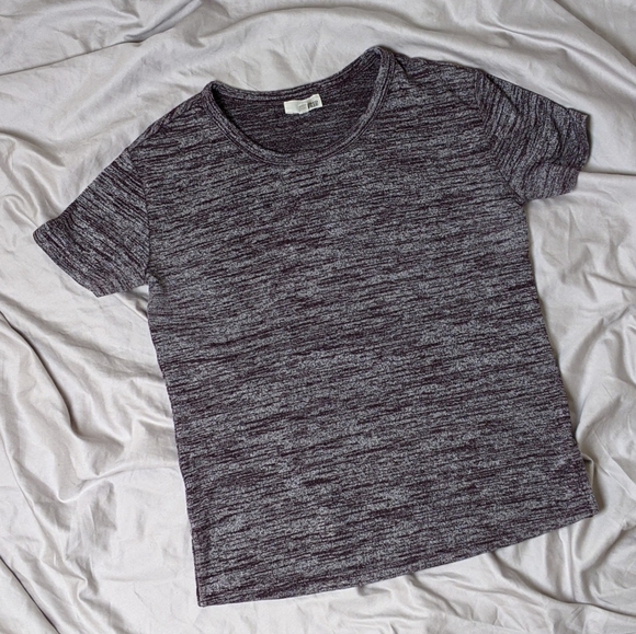 Aritzia Marled Purple T-shirt - Picture 1 of 2